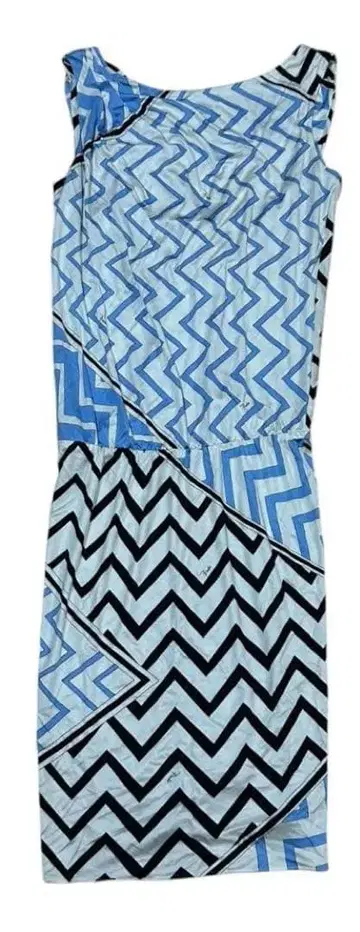 EMILIO PUCCI 기하학 패턴 원피스