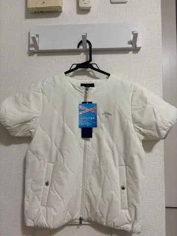 캘러웨이 퀼팅 자켓 M 화이트 골프웨어