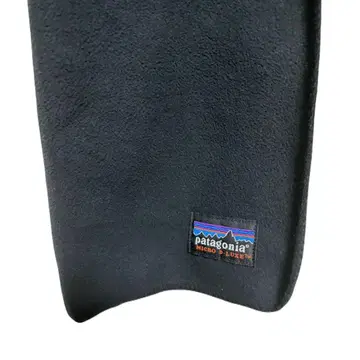 patagonia 마이크로 플리스 머플러 블랙