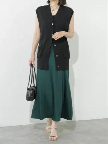 빈티지 새틴 스커트