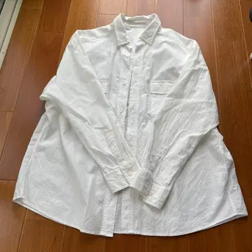 ANGLAIS 화이트 긴팔 셔츠