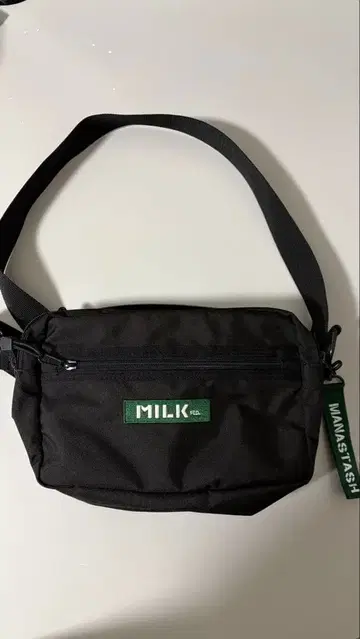 MILKFED. MANASTASH 더블 네임 숄더백