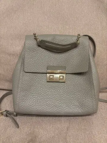 FURLA 그레이 가죽 백팩