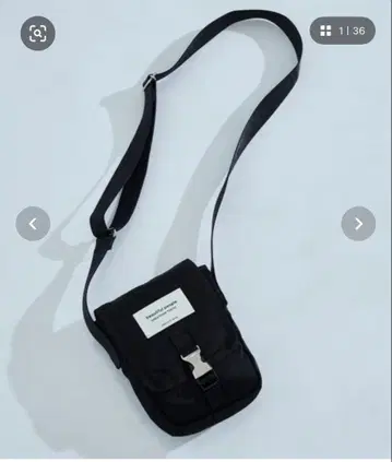 beautiful people STUDIOUS 별주 나일론 숄더백