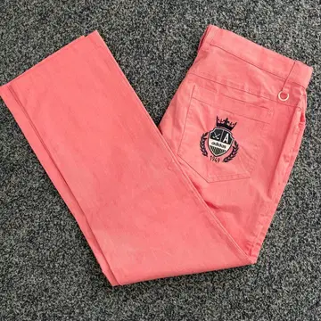 아디다스 골프 스트레치 팬츠 골프웨어 핑크 계열 사이즈 88