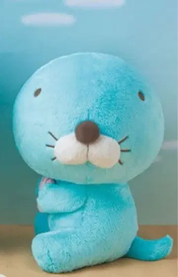 택 포함 보노보노 앉은 BIG 봉제 인형
