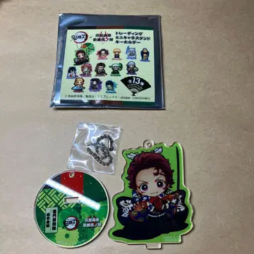 귀멸의 칼날 트레이딩 미니 캐릭터 스탠드 키링 탄지로