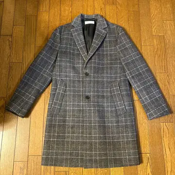 BEAUTY&YOUTH 체스터 코트 체크 무늬 S 사이즈