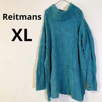 당일 발송 Reitmans [ XL ] 터틀넥 스웨터 터콰이즈