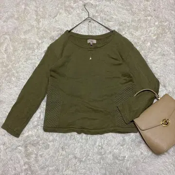 [ 자라 트라팔루크 ] 올리브 그린 긴팔 상의 [S] 여성용