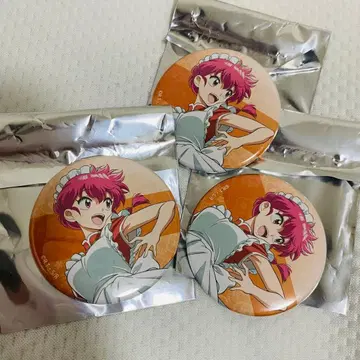 란마 1/2 란마 카페 이케부쿠로 캔뱃지 사오토메 란마 격투 배달 레이스