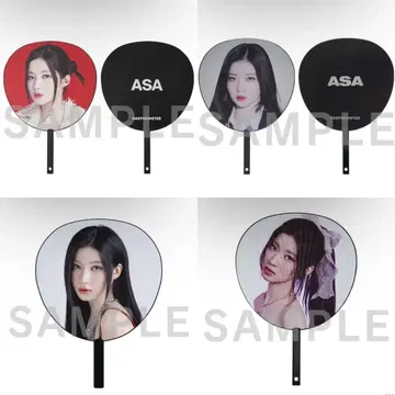 K-POP 부채 4종 세트 베이비몬스터 아사 ASA