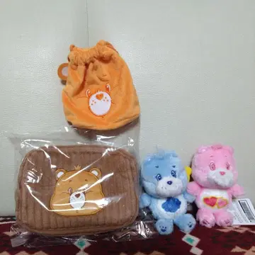 케어베어 파우치 마스코트 등 3종 세트 복조리 덤 포함