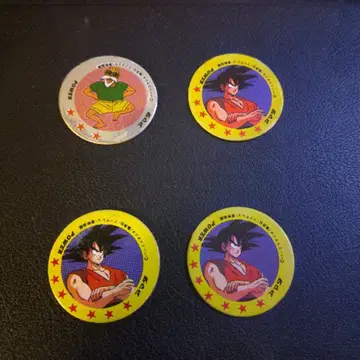 아마다 1990년대 드래곤볼 딱지 원형 딱지 당시 물품