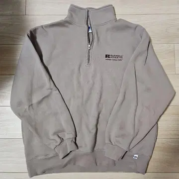 RUSSELL ATHLETIC 하프 지퍼 맨투맨