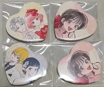 하나토유메 세븐넷 50주년 하트 캔뱃지 타몬군 이마 돗치 키노시타 우타게