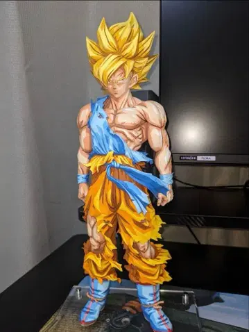 리페인트 드래곤볼 SMSP 초사이어인 손오공 2D 이차원 채색