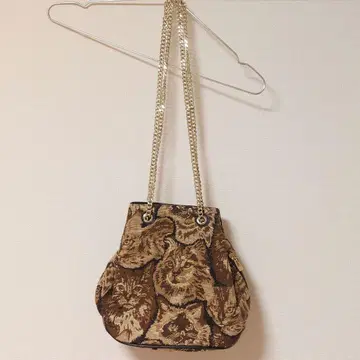 moussy 고양이 패턴 백