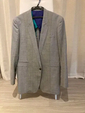 폴스미스의 글렌체크 하운드투스 체크 패턴 수트 자켓