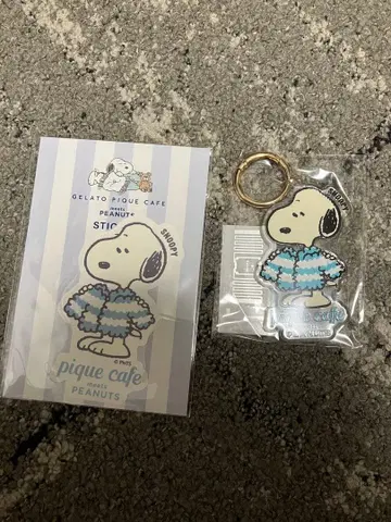 젤라또피케 스누피 아크릴 키링 스티커