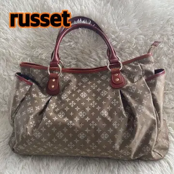 러셋 모노그램 보스턴 백