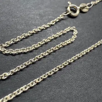 [ 40cm silver925 ] 빈티지 팥 체인 목걸이