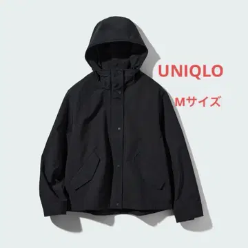 UNIQLO 유니클로 코튼 블렌드 후드티 M 사이즈 블랙