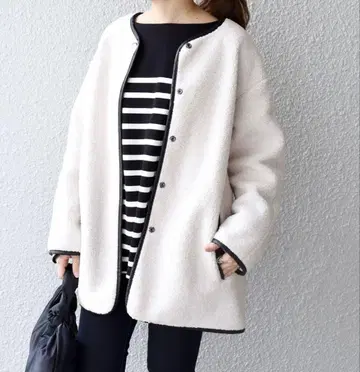 쉽스 ships 보아 코트 2 화이트 계열