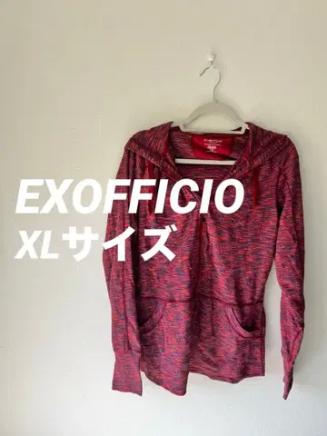 EXOFFICIO 풀 집업 후드티 XL