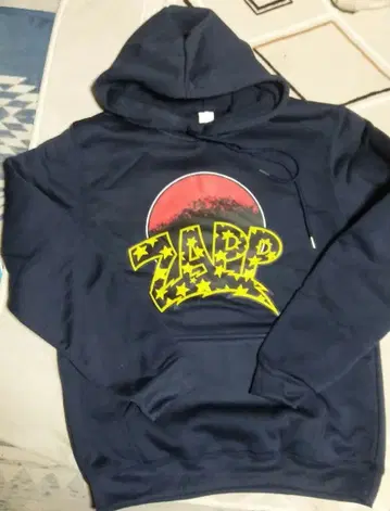 ZAPP 후드 후드티 네이비