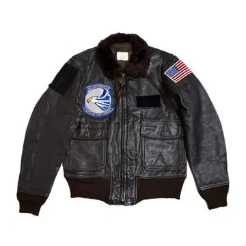 새상품급 80s 미군 와펜 부착 G-1 플라이트 자켓 40 공군