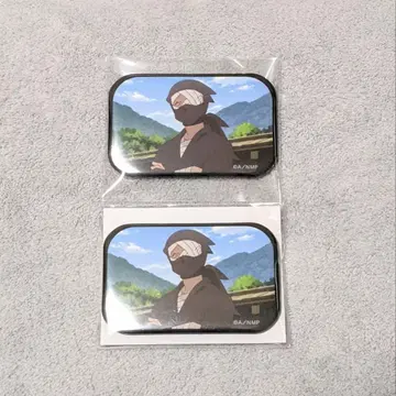 닌타마 란타로 캐릭터 배지 컬렉션 잣토 곤나몬 2점