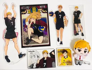 하이큐!! 미야 아츠무 아크릴 스탠드 아크릴 블록 마스코트 묶음 판매