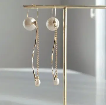 사토식 이어커프 (뷰티 커프) 고품질 담수 펄 비즈 천연 소재