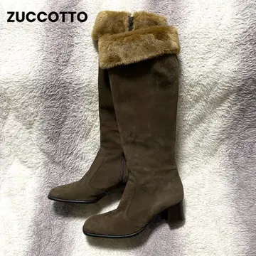 sA94 ZUCCOTTO 스웨이드 롱 부츠