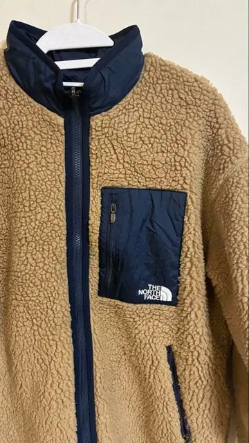 THE NORTH FACE 플리스 자켓 베이지/네이비
