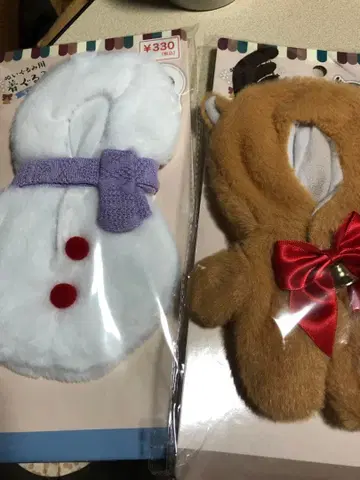 봉제 인형용 인형옷 루돌프 눈사람