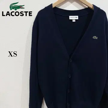 [ 새상품급 ] LACOSTE 라코스테 악어 로고 가디건 네이비 XS