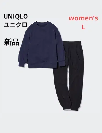 새상품 유니클로 울트라 스트레치 세트 상하의 세트 룸웨어 긴팔 L