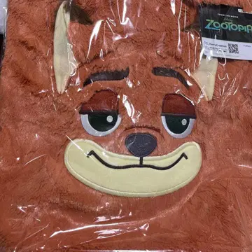 주토피아 닉 프라이스 복슬복슬 페이스 백