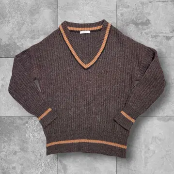 relume 울 혼방 칠드런 V넥 스웨터 F