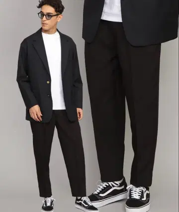 BEAUTY&YOUTH BY 울 테디 1P 루즈 와이드 팬츠 블랙