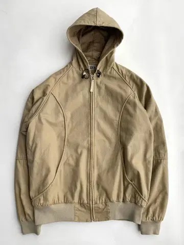 굿이너프 코튼 캔버스 후드 지퍼 자켓 L 사이즈