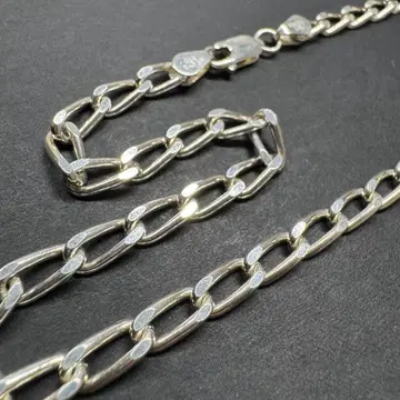 [ 초 와이드 22g 45cm ] 키헤이 체인 목걸이 silver925