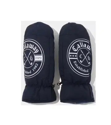 캘러웨이 여성용 미튼 그로브 장갑 네이비 프리 사이즈 새상품
