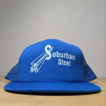90s 데드스탁 Suburban Steel 트래커 캡 기업 로고