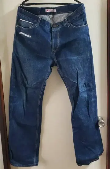 NESTA BRAND 셀비지 자수 데님 34