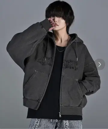 ADRER 집업 후드티