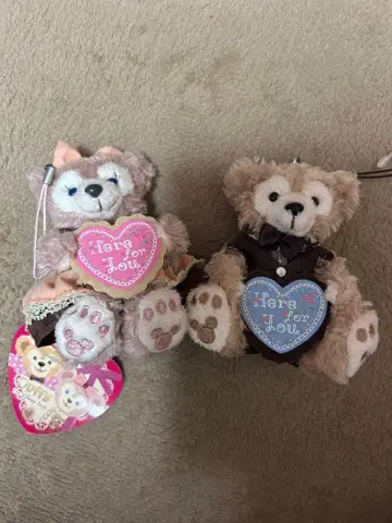 [11/21까지] 더피 & 셰리 메이 스트랩 포함 봉제 인형