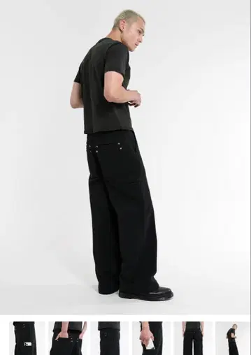 Asapmode Stacked Canvas Wide-Leg Pants